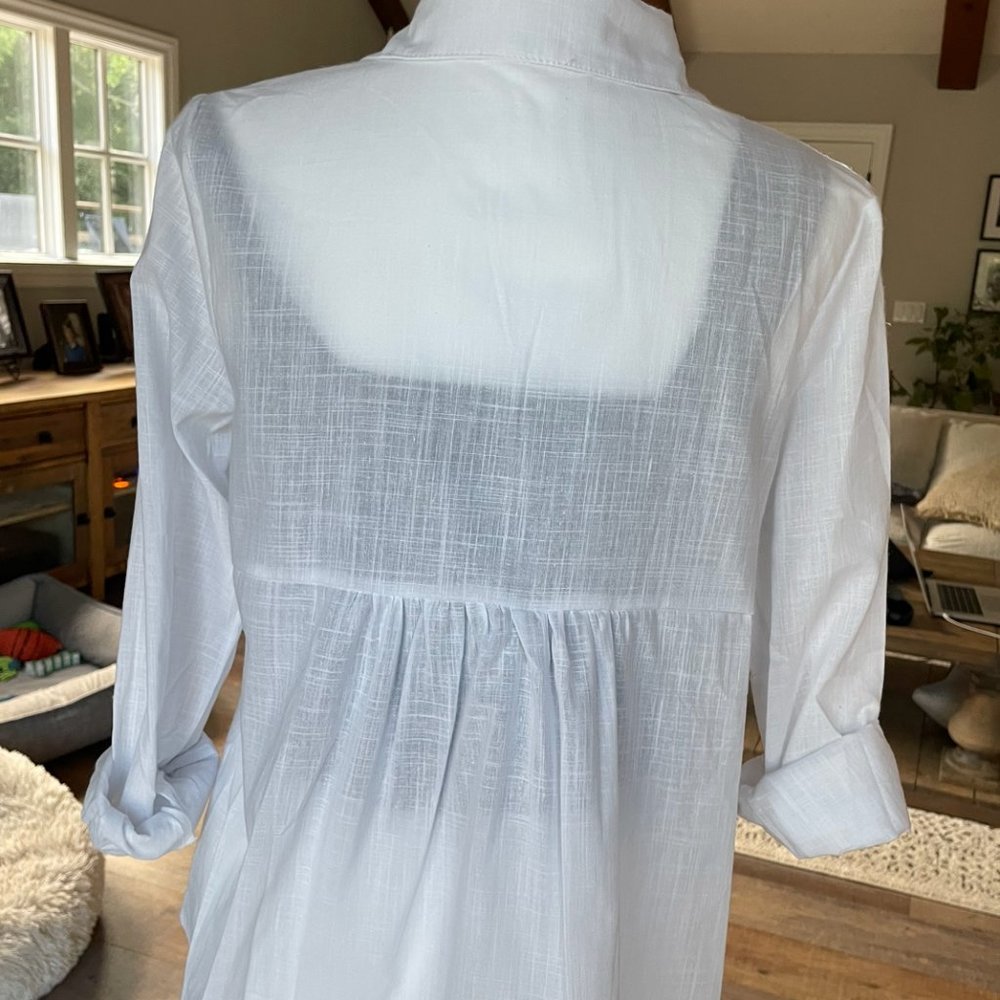 New Women's Button Down Shirt - Long Sleeve - Size Small - Picture 8 of 9